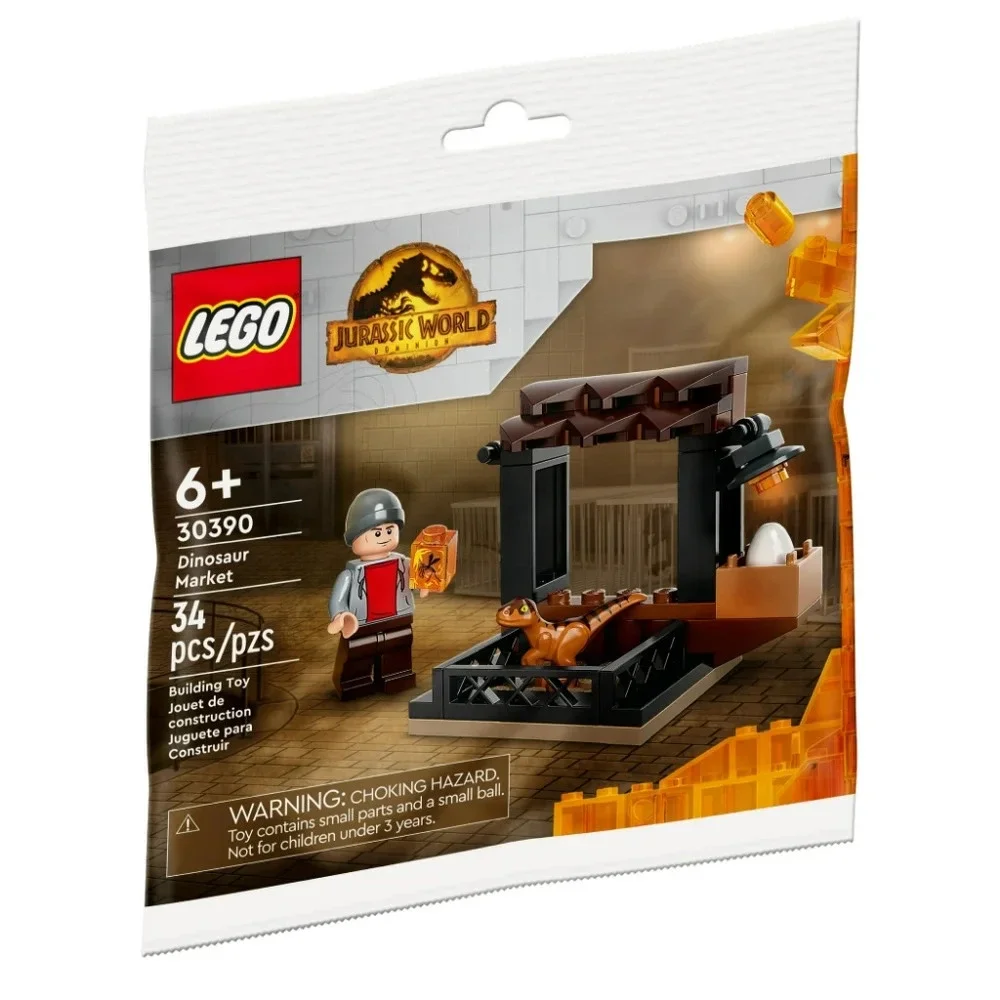 LEGO 30390 Dinosaur Market Jurassic World NWT